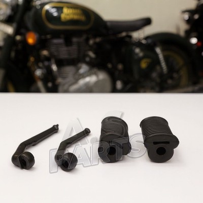 FIT FOR ROYAL ENFIELD BULLET 350CC /500CC -'' FRONT FOOT REST PEGS & RUBBER''