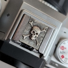 Metal Camera Hot Shoe Cover Cap Skull For Fujifilm Canon Sony Leica Nikon Ricoh