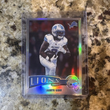 Topps Chrome Refractor Jahmyr Gibbs #1975-12 Detroit Lions 2025 Football Card