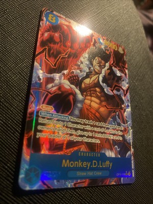 Monkey D. Luffy (Alt Art) OP11-118 SEC A Fist of Divine Speed ONE