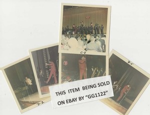 JAMES BROWN - Set of  5 color ORIG. Glossy  3,5" x 3.5"  (Not scans or copies)