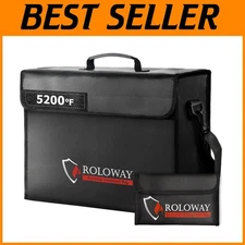 Large Fireproof Bag 5200℉ Heat Insulated 17x12x5.8 inches
