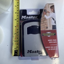 Master Lock Wall Mount Key Safe Metal MPN:5401EURD see description 