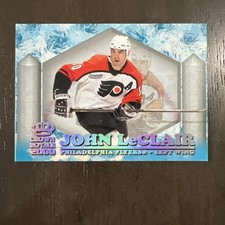 John LeCLAIR 1999-00 Pacific Crown Royale Royale Ice Elite #19 Philadelphia