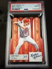 2019 Mike Trout PSA 8 Leather And Lumber Die Cut Blue /25 POP 1