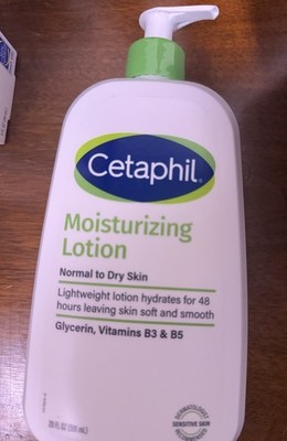 Cetaphil Moisturizing Lotion 20 fl oz Normal to Sensitive Skin, New