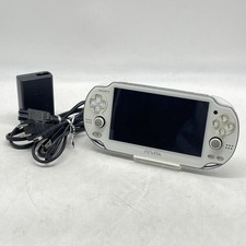 PS Vita Crystal White PCH 1000 ZA02 con caricatore