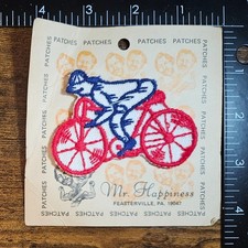 Mr. Happiness Feasterville Pennsylvania Bicyclist Bike Patch
