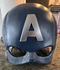 Captain America Helmet Steve Rogers Helmet Cosplay Superhero Mask Prop Hard PVC