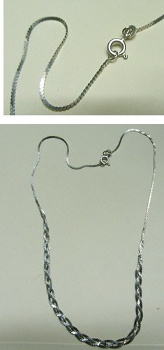 Sterling #190 Necklace S 16 Inches