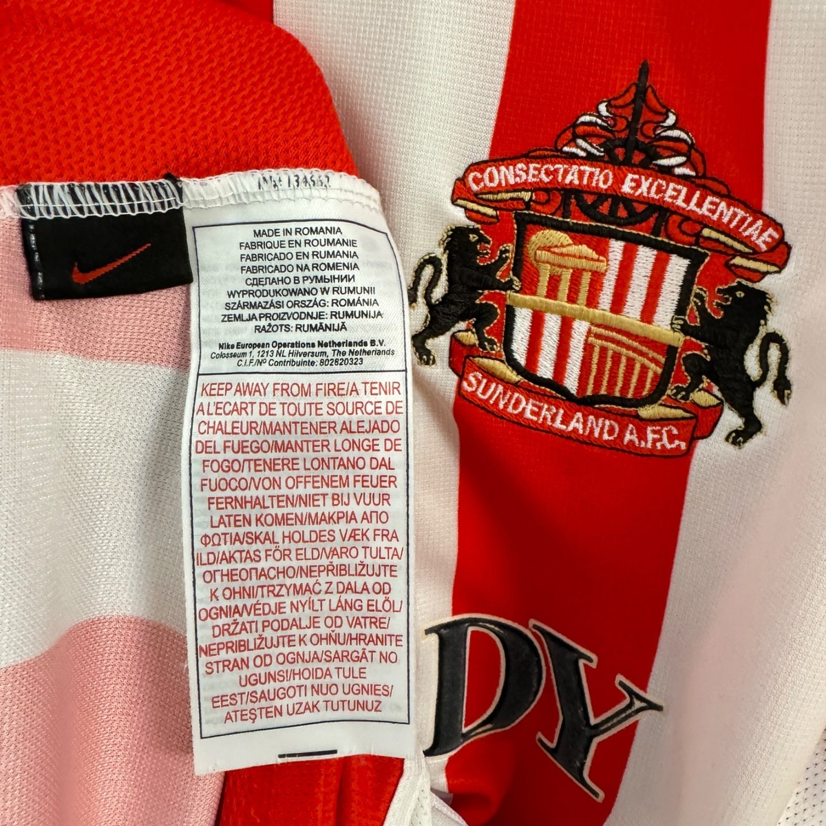 Sunderland AFC 2002/2003/2004 Home Football Shirt Soccer Jersey