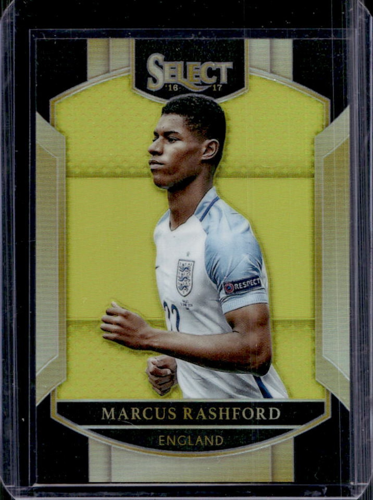 2016 Select Marcus Rashford Neon Yellow Terrace #/125 England