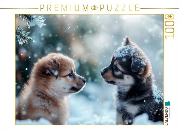Calvendo Puzzle Warmth In The Snow | 1000 Pieces, Finished Size 25.2 × 18.9 In (-image