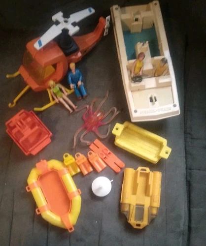 Vintage Fisher Price Adventure Sea Explorer & rescue -310  & 323