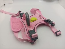 Auroth Tactical Dog Harness Adjustable Dog Vest with Handle - Pink XL No manual