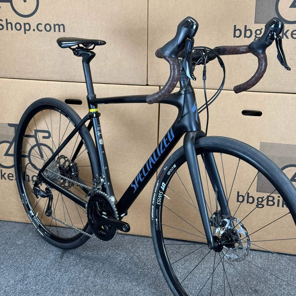 Bicicleta de carretera Specialized Roubaix usada, disco de fibra de carbono-2018, 54 cm Foto 3 de 4