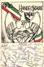 Studentika Ak Passau in Niederbayern, Handelsschule, Absolvia 1935 - 5023055