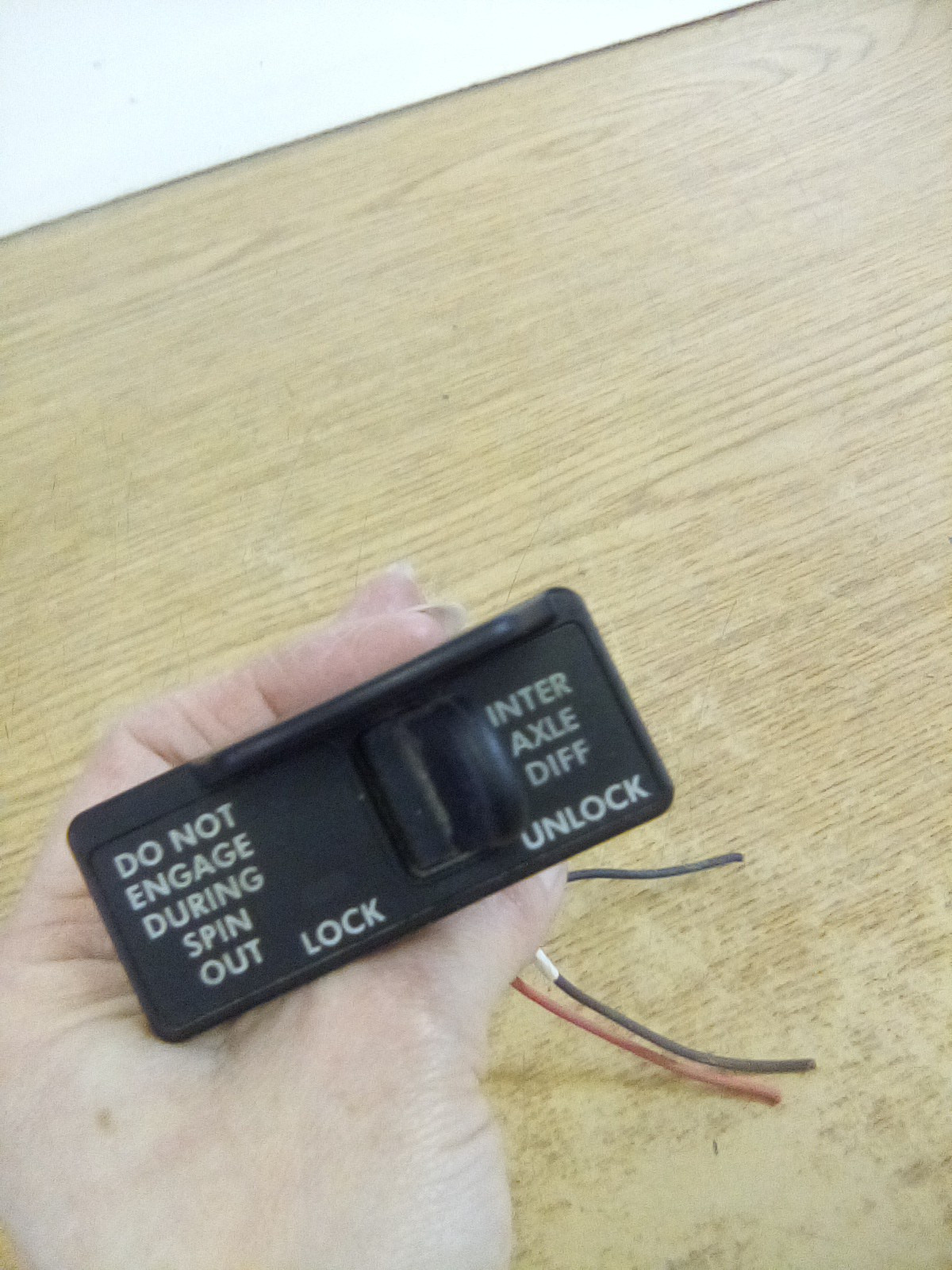 Freightliner 3270-1A Inter Axle Differential Lock Slide Switch