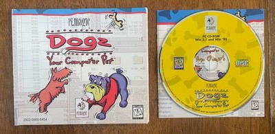 Dogz Your Computer Pet PC CD-ROM Video Game Virtual Pet Windows 95 Retro