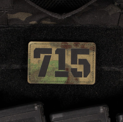 Russian 715 Team IR Relective Atacs FG Laser Cut Patch
