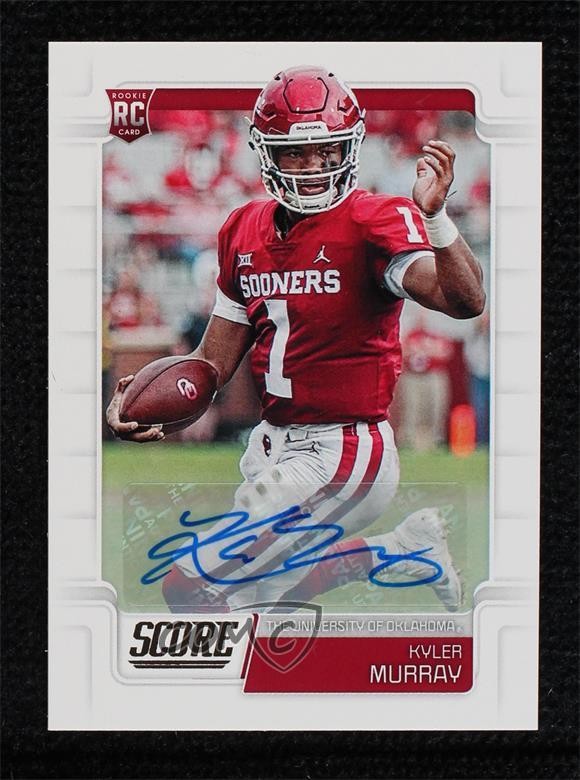 2019 Score Rookies Signatures Kyler Murray #384 Auto uk2