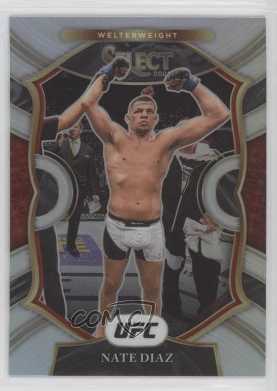 2021 Panini Select UFC Concourse Silver Prizm Nate Diaz #39 0s5s