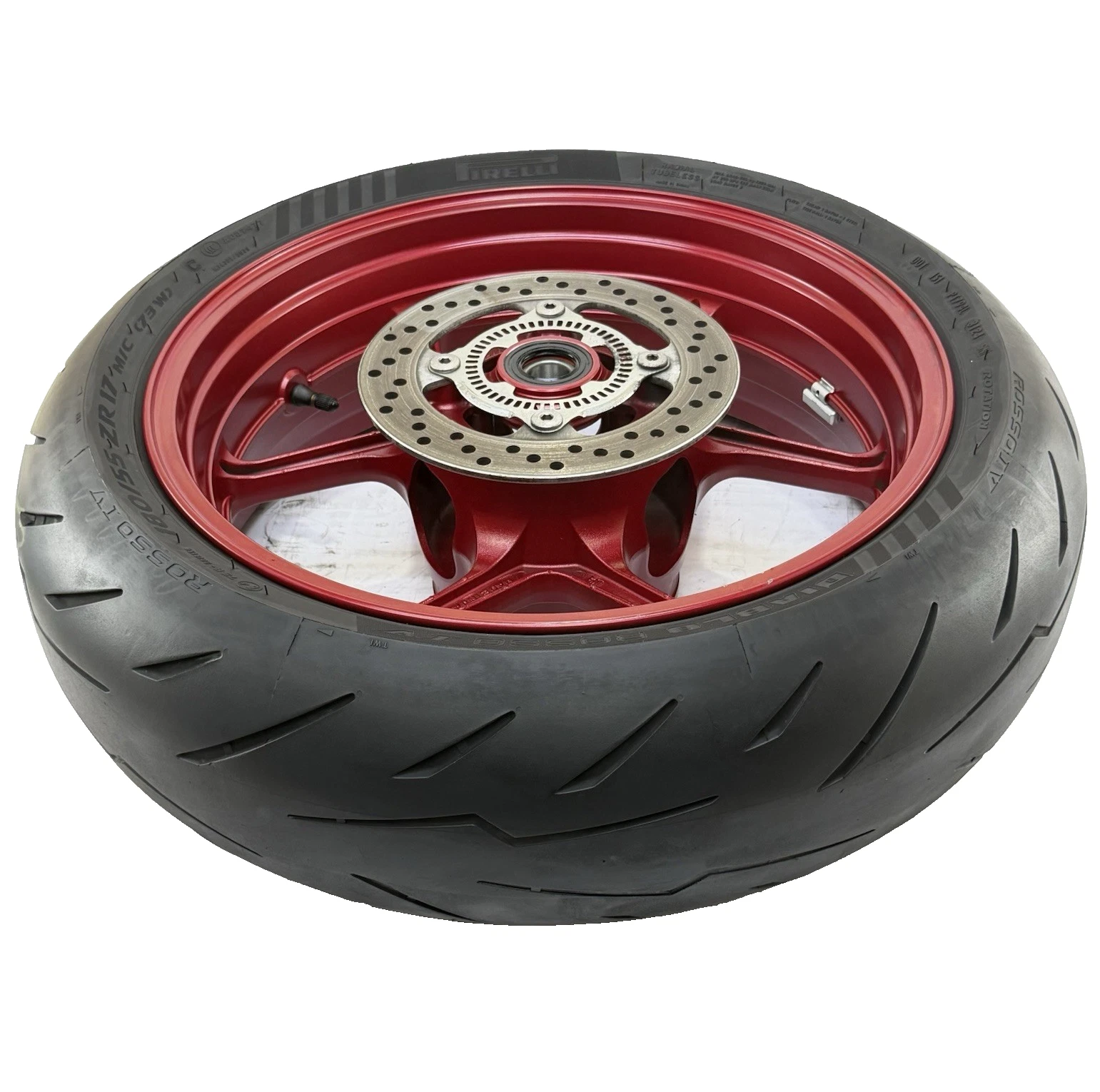 2024 - 2025 KAWASAKI NINJA ZX-6R REAR WHEEL RIM OEM REPLACEMENT WHEEL ASSEMBLY