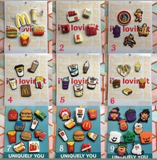 Handmade shoe charms 5 - 10 pack set McDonald&rsquo;s mcdonalds fast food burger