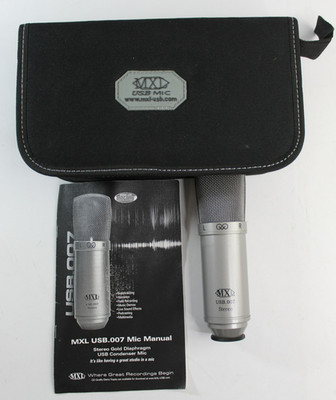 MXL USB.007 Condenser Wired Professional Microphone Missing USB Cable MAC PC