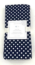 Pottery Barn Kids Baby NAVY MINI DOT Nursery Fitted Crib NEW