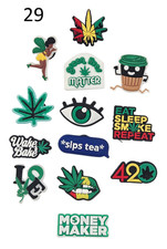 Shoe Charms Assortment Lot Sets Beer Women Unisex 420 Money Skulls Squid Game