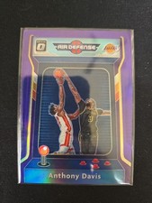 2020-21 Panini Donruss Optic - Air Defense Anthony Davis #5 Purple