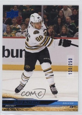 2024-25 Upper Deck Series 2 Deluxe 130/250 David Pastrnak #258 0e9k
