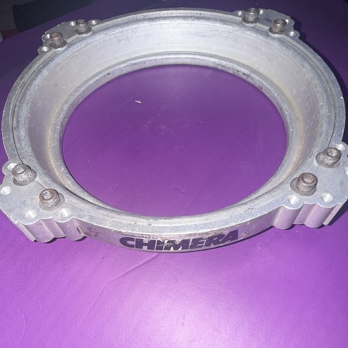 Chimera Speed Ring Mounting Plate Adapter Silver for Photo Studio Light