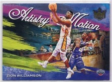 Zion Williamson 2020-21 Panini Court Kings Basketball Artistry in Motion