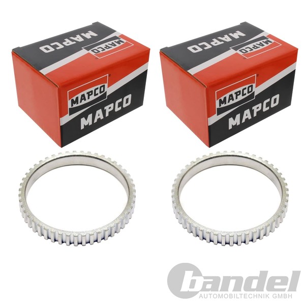 2X Mapco ABS-RINGE Vorne Passend FüR Chrysler LE Saratoga Sebring Stratus Voyage-image