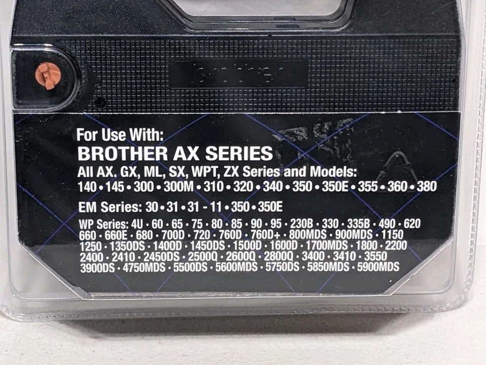 Brother AX Series Correctable 1030 Film Ribbons 1230 Black 2 Pack Typewriter - Image 4 of 4