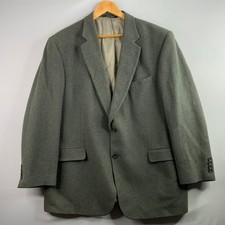 Jos A Bank Gordon Camelhair Blazer Men's 46R Grey Two Button Sport Coat