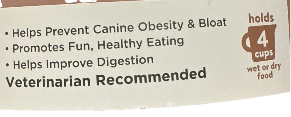 Outward Hound Fun Feeder Slo Bowl, cuenco grande de alimentación lenta para perros, 4 tazas rosa/muave Foto 4 de 4