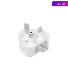 AC Adapter Wall UK Plug Duckhead 2Pin For Apple Macbook Pro Power Charger Plug.