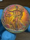 2020 Toned American Silver Eagle 1 oz Toning on both sides