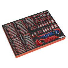 Image of Sealey Premier Platinum Specialised Bit & Socket Set with Tool Tray 177pc TBTP07