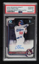 2022 Bowman Draft Chrome Pick Alex Freeland #CDA-AF PSA 10 GEM MT Auto 18t1
