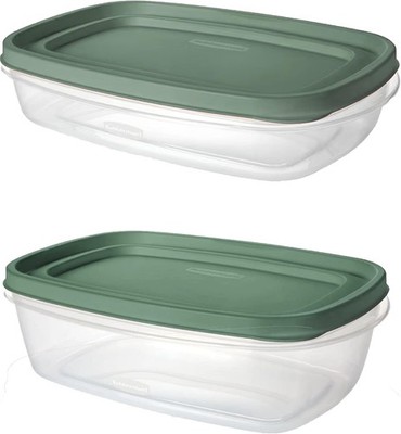 Rubber Maid Storage Containers Easy Find Lids Blue Spruce 5.5 Cup