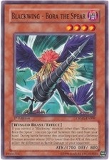 1x (HP) Blackwing - Bora the Spear - CRMS-EN009 - Common - 1st Edition YuGiOh