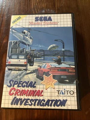 Special Criminal Investigation - Sega Master System - Good Condition