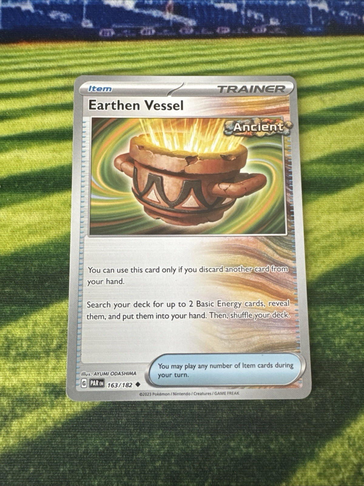 Earthen Vessel 163/182 Near Mint LP Normal Pokemon TCG Uncommon