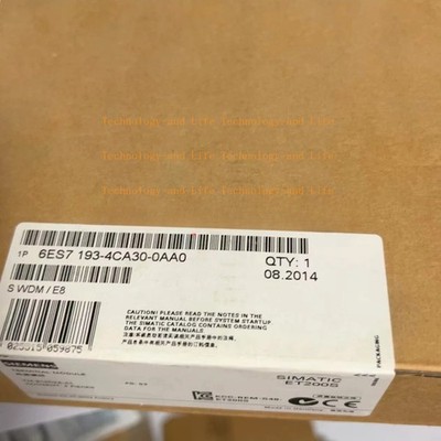 6ES7193-4CA30-0AA0 5PCS/Box New SIEMENS 6ES7 193-4CA30-0AA0 Fast ship