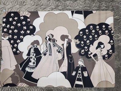 Alexander Henry Fabric La Dolce Vita 2008 Black White 24 X 35 No Selvage