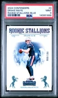 2024 CONTENDERS RC STALLIONS BLUE #4 DRAKE MAYE 80/199 PSA 9